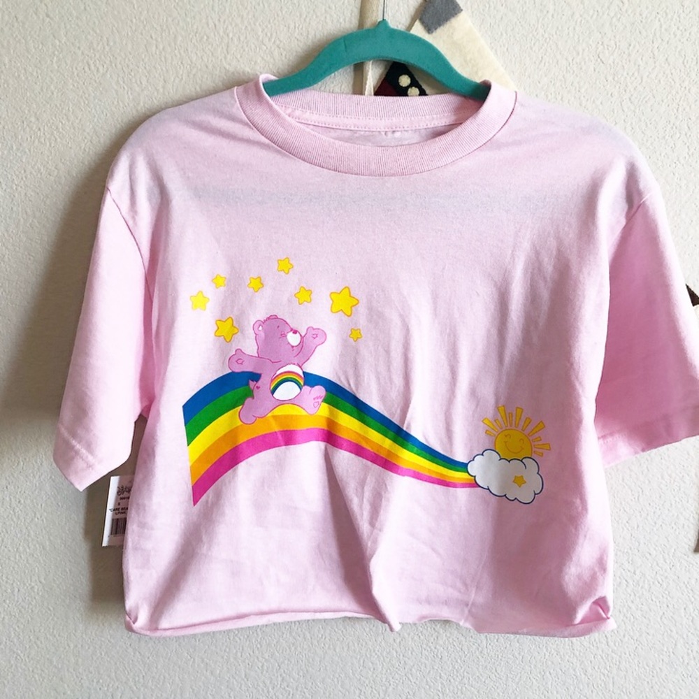 NWT Journey’s Care Bear Cheer Bear Crop Top